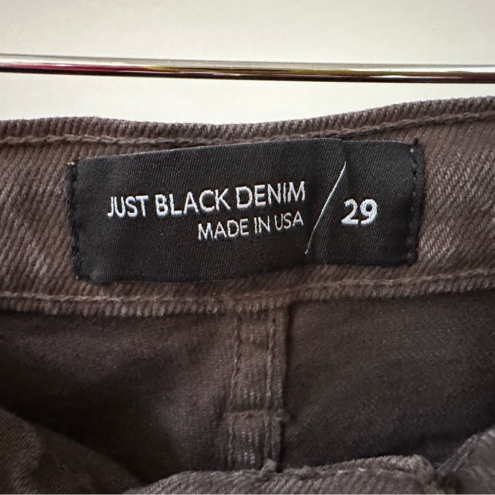 Just Black Brown Flare Wide Leg Jeans - Picture 2 of 3